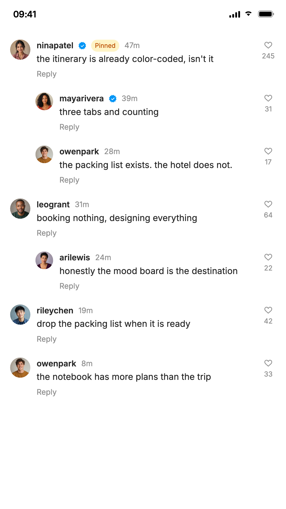 Instagram Comment Generator example with the same text and details shown alongside